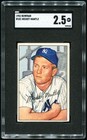 Mickey Mantle 1952 Bowman #101 SGC 2.5 Yankees HoF BEAUTIFUL CRISP IMAGE STUNNER