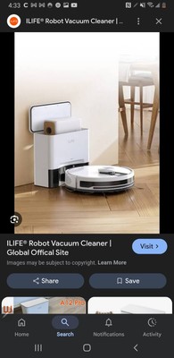 ILIFE A12 Pro Robot Vacuum and Mop Combo, Self Emptying Station 