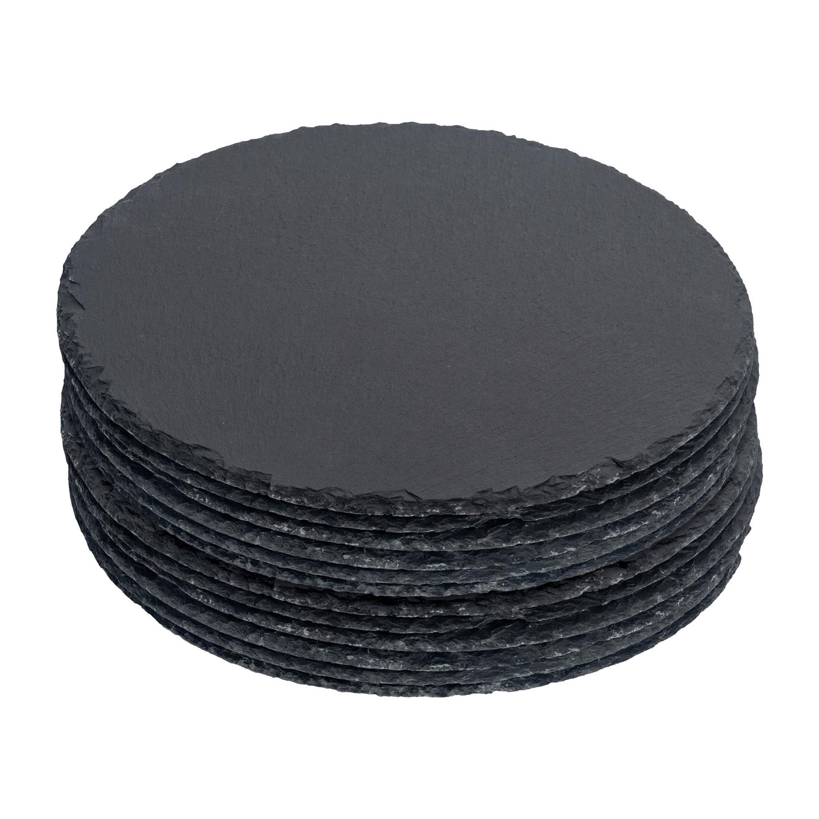 B&Q -  Round Slate Placemats30CmPack Of 12 - Image 3