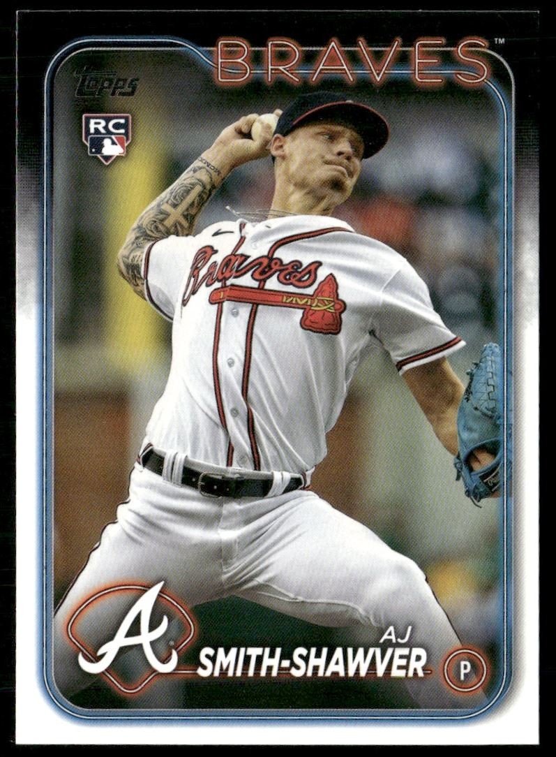 AJ Smith-Shawver Rookie 2024 Topps Atlanta Braves #117
