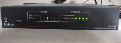Extron DMP 64 with Power Supply and Connectors Tested
