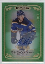 2019-20 Upper Deck Stature Rookies Green /85 Mackenzie MacEachern #121 Auto 1rb1