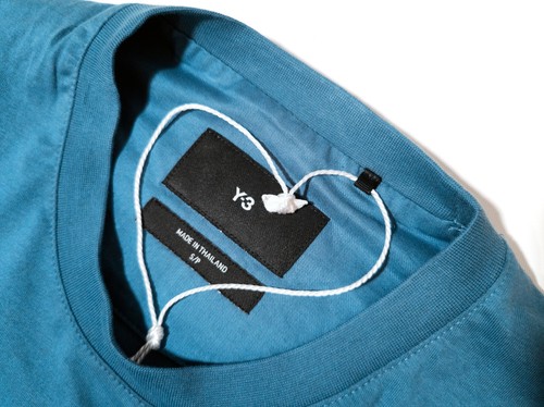 NP~90€ T-shirt Adidas Y-3, S-M blu pallido rilassato minimal design moda giapponese - Foto 15 di 19