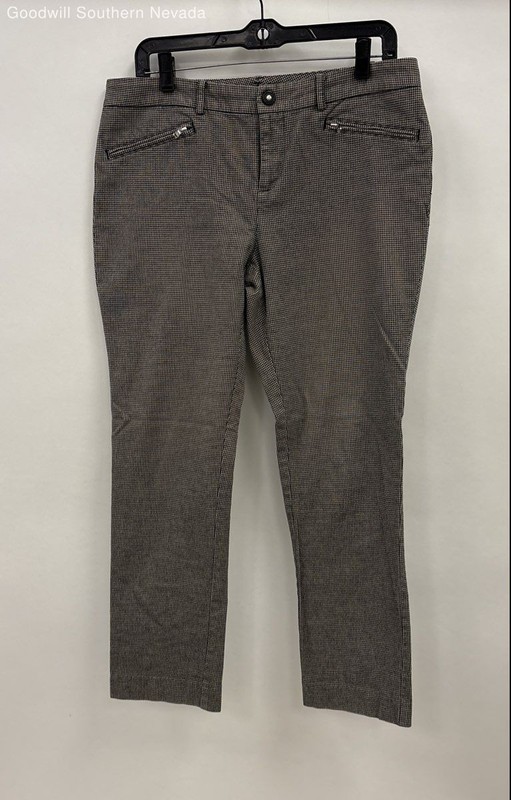 Ralph Lauren Petite Women's Brown Black Business Casual Pants - Size 10