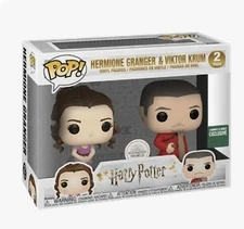 Funko Pop!Harry Potter - Hermione Granger & Viktor Krum-Barnes & Noble 2 Pack