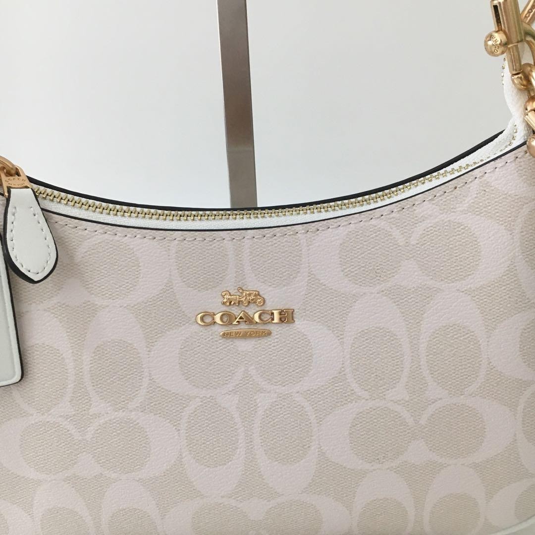 COACH CA548 Teri Shoulder Bag In Signature Canvas New outlet from