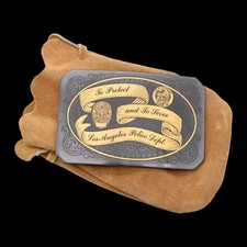 LAPD Los Angeles Police Department Vintage Belt Buckle -Discontinued Collectible