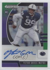 2020 Panini Prizm Draft Picks Rookies Green Yetur Gross-Matos #159 Auto 05gv