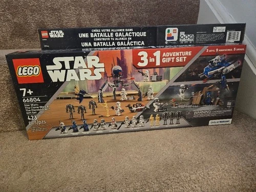 Lego Star Wars The Clone Wars&Mandalorian 3 In1Set Walmart Exclusive NIB #66804