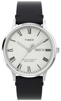 Timex Waterbury Classic (40 Mm) WeißEs Zifferblatt / Schwarzes TW2W15000 Uhr