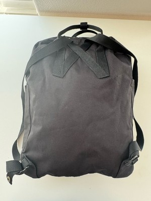 Fjallraven Kanken Classic Backpack Black Vinylon F School Travel Bag 23510 Fjallraven Kanken Classic Backpack Black Very Good Clean  main image 2