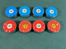 VINTAGE LOT OF 8 TRIPLE CROWN SHUFFLEBOARD PUCKS