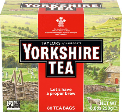 , Red, Black Tea, Pillow Tea Bags, 80 Count (Pack of 1), Refreshing, Satisfying,
