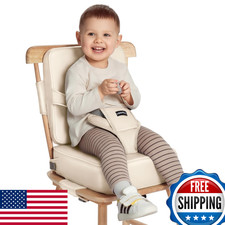 HOMEAL Toddler Booster Seat for Dining Table - Adjustable, Breathable, Portable,