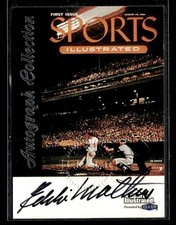 1999 Fleer Sports Illustrated Eddie Mathews Autograph Braves HOF On-Card Auto!