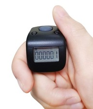 Rechargeable Silent Finger Counter 6 Channels Digital Tasbih Tally Clicker wi...