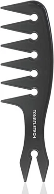 TONGTLETECH Texture Comb - Men's Wide Tooth Styling Comb for Women & Men, Suitable for Most