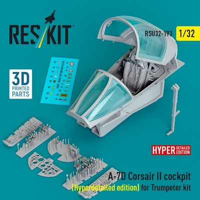 A-7D cockpit (Hyperdetailed edition) for Trumpeter kit 1/32 Reskit RSU32-0193