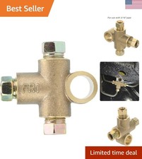 3 Way T-shape Brake Tee T-shape Brake Line Tee Union Fittings With 3 Male N...