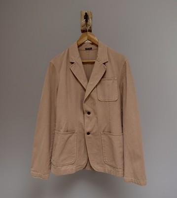 Vintage MIU MIU Men's Salmon Dusk Pink Canvas Cotton Chore Denim