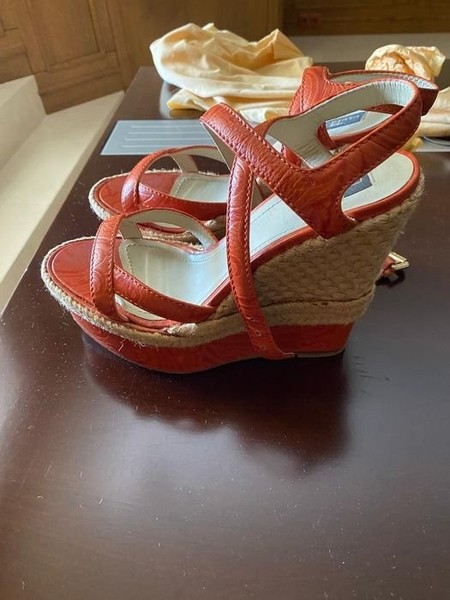 Women Etro Sandals Orange