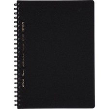 Spiral Lined Notebook, 8.3'' x 5.8'' Business Journal A5 Soft Ring Notebooks ...
