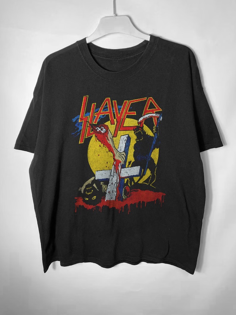 HOT!  SLAYER Severed Hand Black T-shirt Size S-5XL