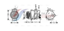 Kompressor Klimaanlage ** CLEVER FIT ** AVA Clever Choice AIAK279 für AUDI A4 B7