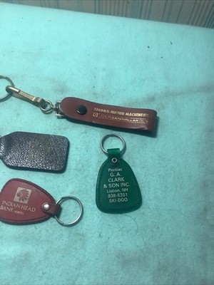 Vintage Collectible Keychains Lot Of 4 USA Unique Decent rare
