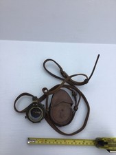 Vintage WW1 working Verners Pattern Vll Compass dated 1915 and 1915 leather case