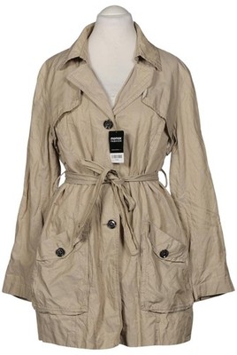 s.Oliver Selection Mantel Damen Jacke Parka Gr. EU 46 Baumwolle Beige #t2kn3zn