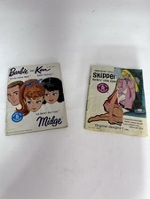 VINTAGE MATTEL BARBIE, KEN MIDGE DOLL MINI FASHION BOOKLET CATALOG, 1962