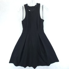 Lulus Dress Womens Small Black Sleeveless Mini Cocktail Party A Line