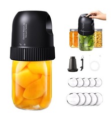 Electric Mason Jar Vacuum Sealer Kit With Jars Automatic Handheld Canning Pump