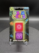 New Sealed Big Time LED Lights Up In The Water Bath Cubes 2 Pack