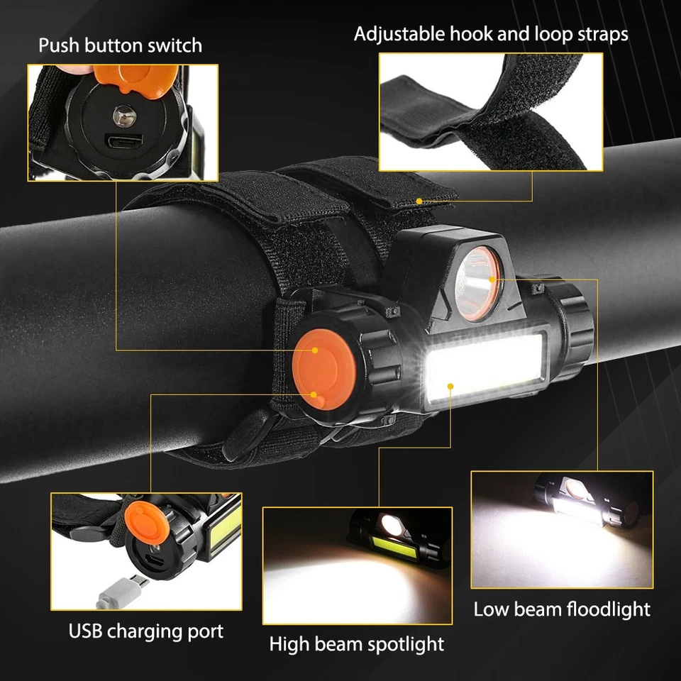 Luz LED domo de luz de montaje en barra antivuelco de 2 piezas para carro de golf ATV UTV Polaris RZR Foto 2 de 4