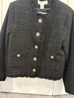 Rachel Zoe Blazer Gold Buttons Fringe Accent Medium Womens — photo 8