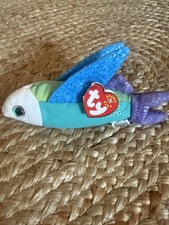 TY Beanie Baby PROPELLER the Fish 8.5 Inch New With Tags Stuffed Animal Toy