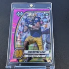 2024 Bowman University Chrome - Jeremiyah Love #100 Pink Lava Refractor (RC)