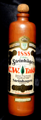Vintage Echter Steinhager Bottle Empty