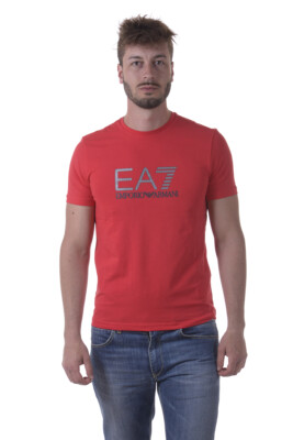 Emporio Armani EA7 Sweatshirt Men's Red T Shirt 3YPTB3PJ03Z 1451