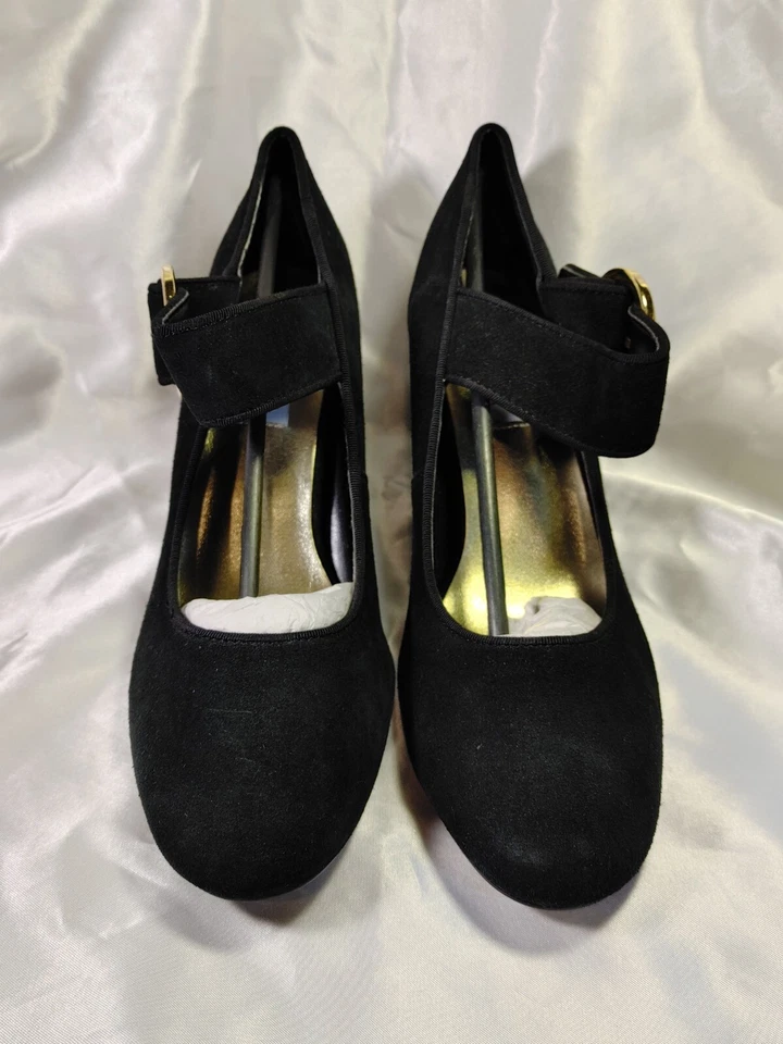 hot in hollywood suede mary jane heels size 8.5 346818 - Image 3 of 4