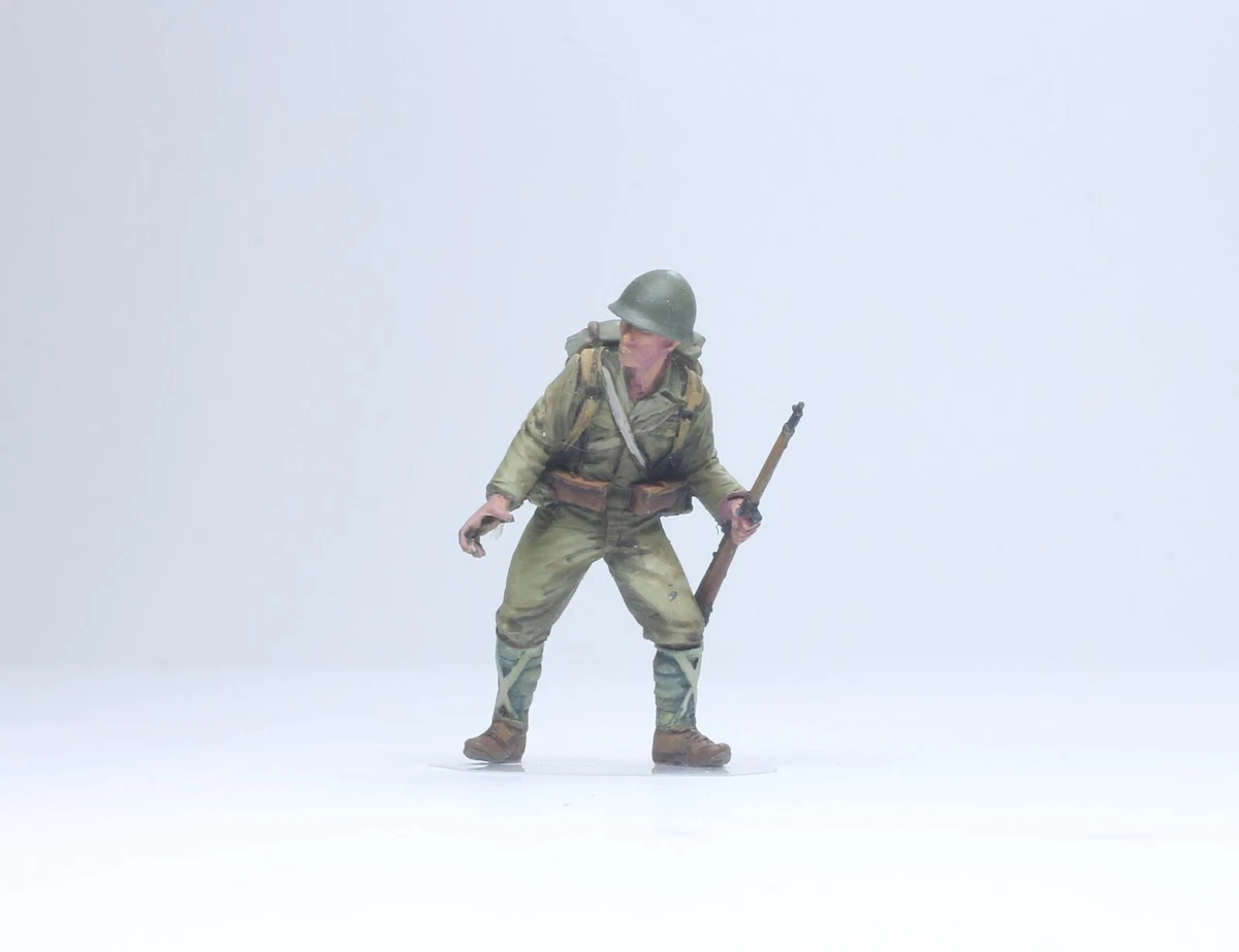 1 35 日日本军队士兵、塑像模型和装备| eBay