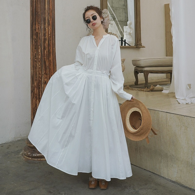 long swing dress Gyn Long Sleeve Swing Dress