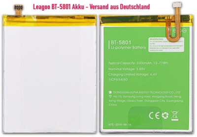 Leagoo BT-5801 3300mAh Akku für LEAGOO S9 - Original