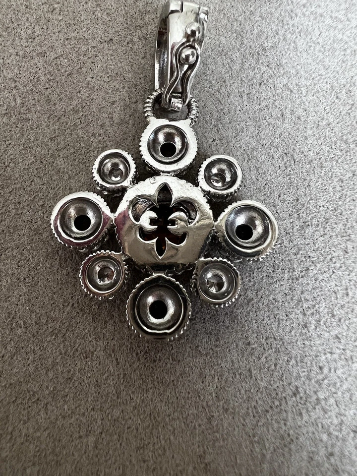 Colgante de plata granate Judith Ripka Foto 4 de 4