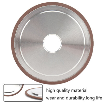 4'' 100mm Diamond Grinding Wheel Disc for Carbide Metal Cutter 32mm Bore 150 Grit