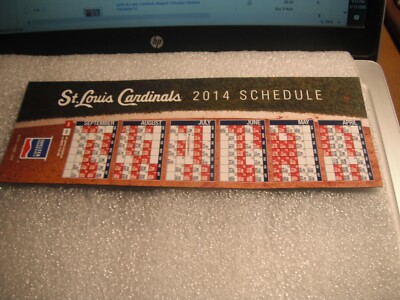 2014 St Louis Cardinals Magnet Schedule Stadium Giveaway h1 | eBay