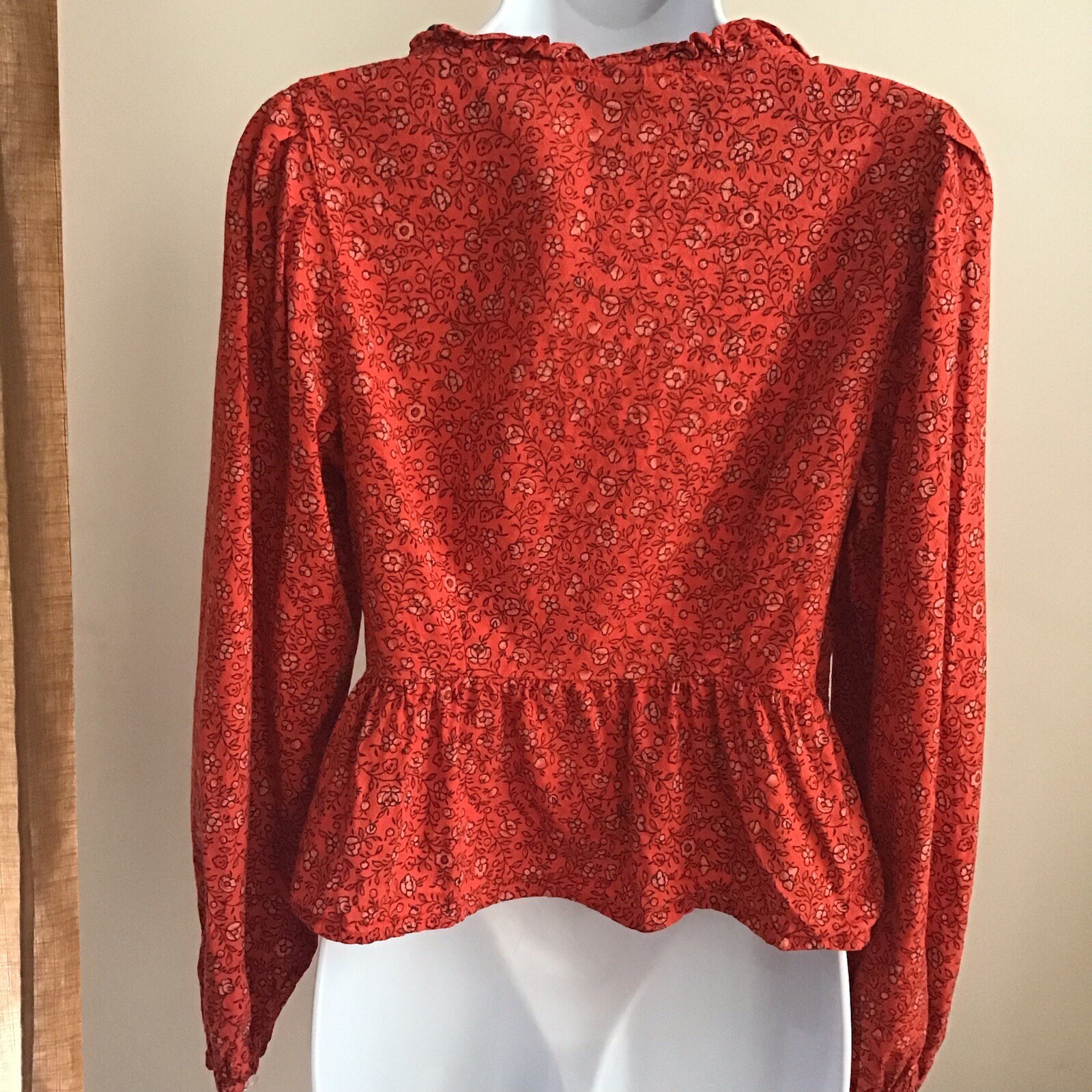 Universal Thread Long Sleeve Cross Wrap Blouse In… - image 4