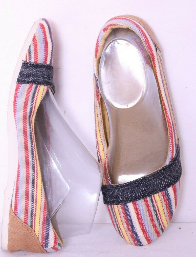 Scarpe ballerine Keen 010314 Cortona Vegan multicolore a righe donna 8